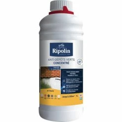 Traitement Anti-dépôts Verts -Toiture,Façade,Sols - Incolore - 1L - Ripolin - Incolore