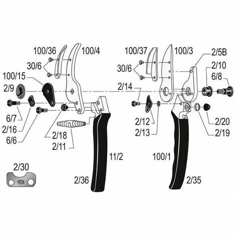 FELCO 100 Sécateur Cueille-roses Et Fleurs â Image 2