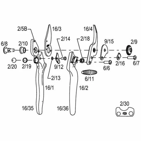 FELCO 16 Sécateur à Une Main â Image 3