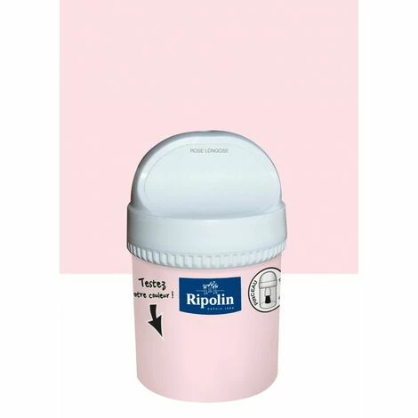 RIPOLIN Testeur Peinture Rose Longose Satin RIPOLIN Murs Et Boiseries 0.075 L