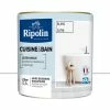 Peinture Murale Spéciale Cuisine Et Bain - Satin - 0,5L - Blanc - Ripolin - Blanc