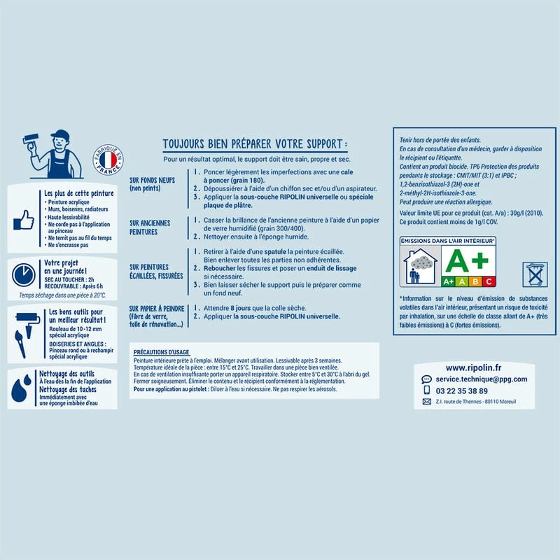 Peinture Cuisine Et Salle De Bain - Ripolin â Image 4