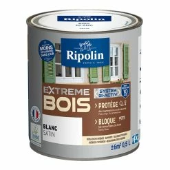 Peinture Pour Bois Intérieur Et Extérieur, Satin Ripolin