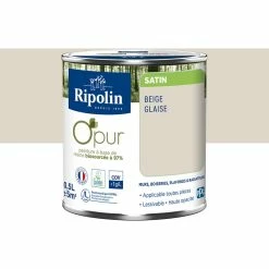 Peinture Satin à Base De Résine Biosourcée à 97% - Ripolin