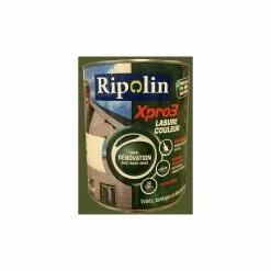 RIPOLIN Lasure Opaque XPro3 Rénovation Olivier 1 L - Olivier