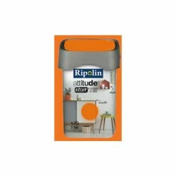 RIPOLIN Peinture Attitude Récup' Abricot Satin 0,75L 0,75 L - Abricot