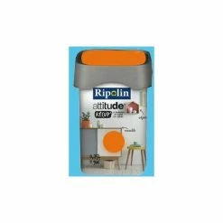 RIPOLIN Peinture Attitude Récup' Bleu Seventies Satin 0,75L 0,75 L - Bleu Seventies