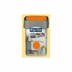 RIPOLIN Peinture Attitude Récup' Jaune Tendre Satin 0,75L 0,75 L - Jaune Tendre