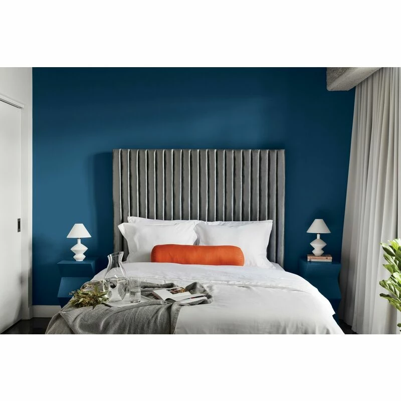 RIPOLIN Peinture Mur, Boiserie, Radiateur RIPOLIN Bleu Seram Mat 0.5 L â Image 3